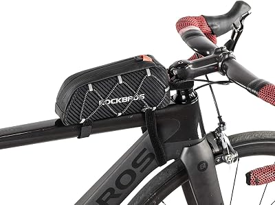 ROCKBROS Top Tube Frame Bag 1L Reflective 210D Pouch MTB Road E-Bike