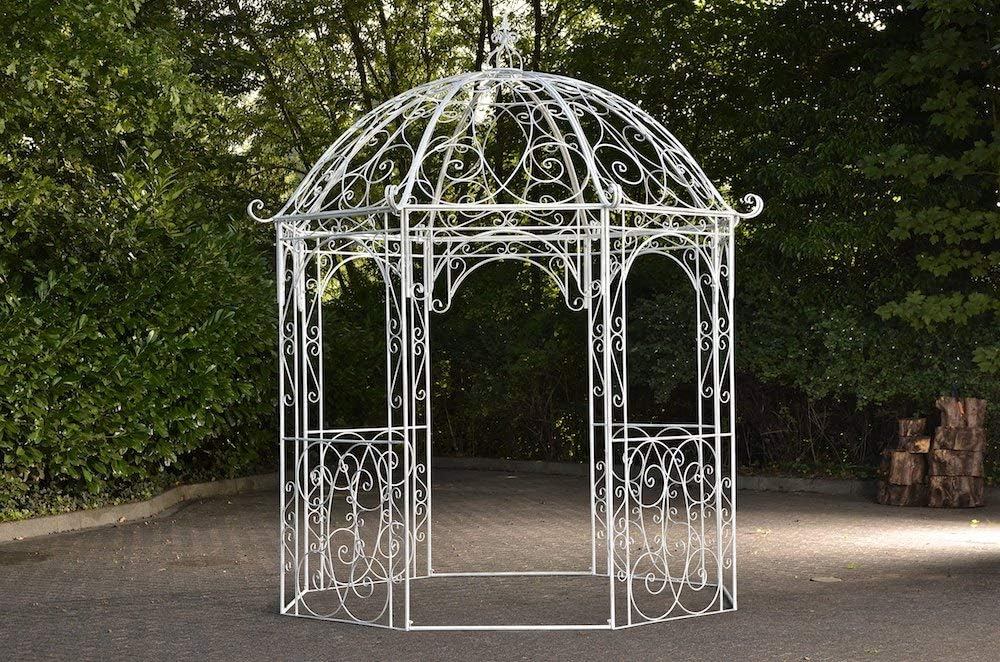 Templete de metal para jardín de CLP, modelo Leila, redondo, 229 cm de