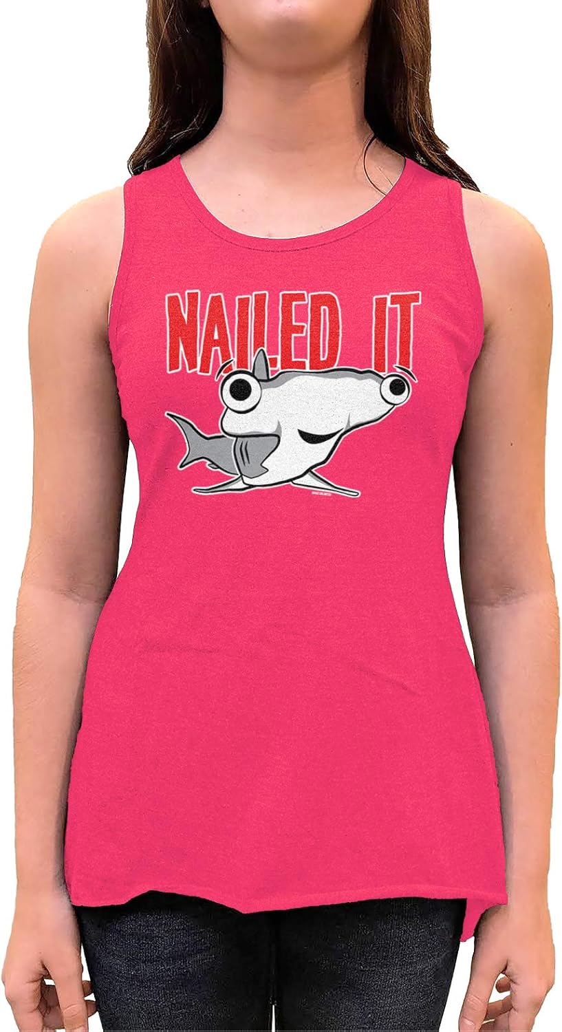 Nailed It - Hammerhead Shark Pun Toddler/Youth Sleeveless Backswing