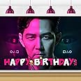 5x3Ft Birthday Party Decorations Backdrop, Happy Birthday Backdrop Banner Photo Booth Photography Background for Party Decorations
