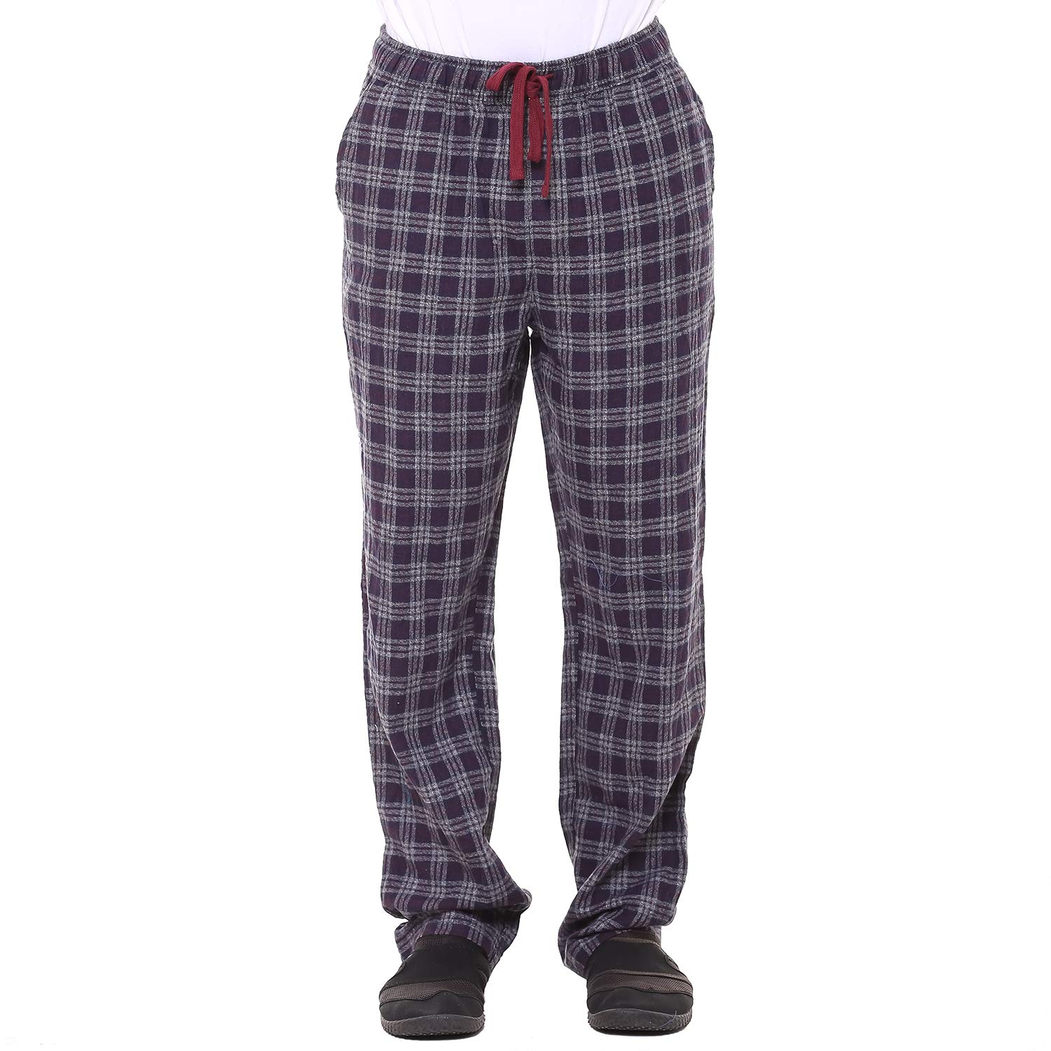 twist men's cotton comfort night western global desi wear checked pyjama pants