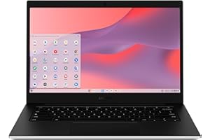 Samsung 14" Galaxy Chromebook Go Laptop PC Computer, Intel Celeron N4500 Processor, 4GB RAM, 64GB Storage, ChromeOS, XE340XDA-KA2US, Student Laptop, Silver