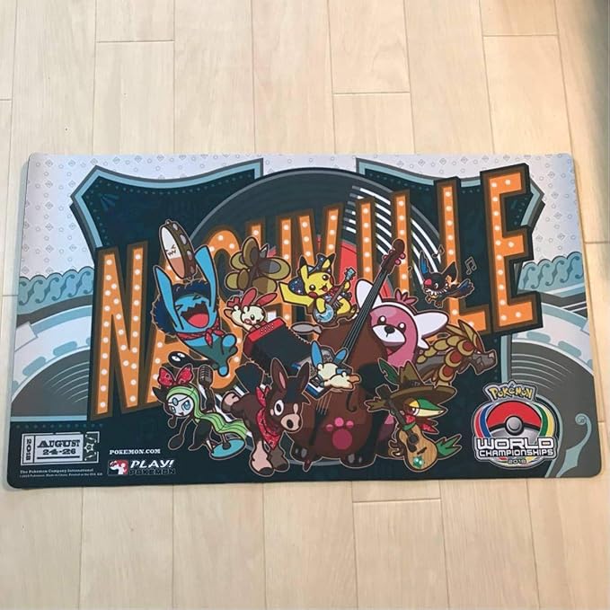 Amazon Co Jp 即決 新品未使用 ポケモンカード Wcs18限定 プレイマット プレマケース付き ピカチュウ キテルグマ ソーナンス プラスル ポケカ ホビー 通販