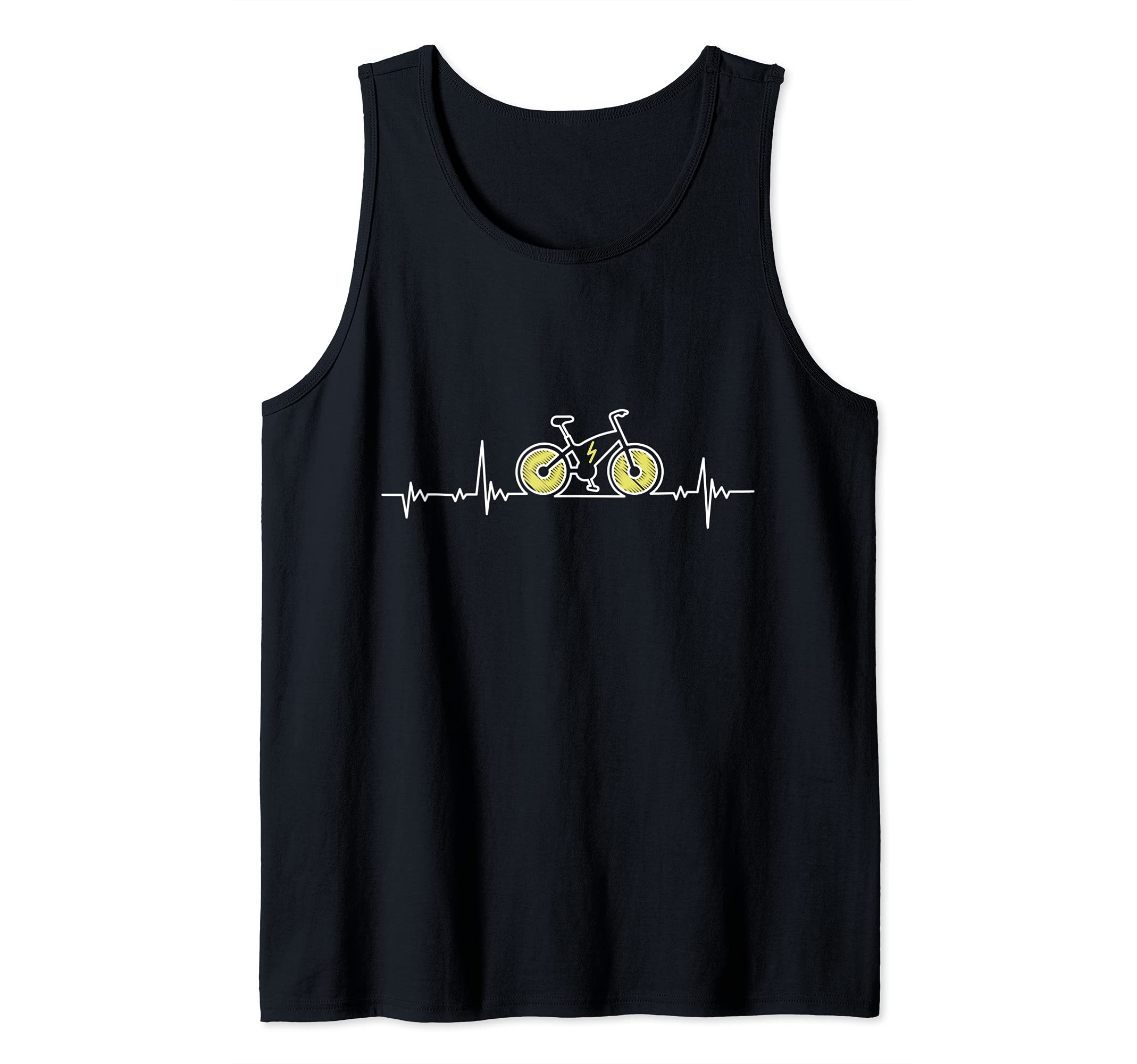 E-bike heartbeat, Ebike Pedelec electric bike Tank Top