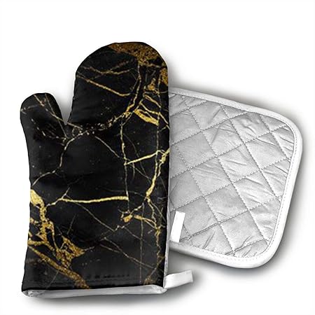 NoveltyGloves - Manoplas para horno, color gris, resistentes al ...