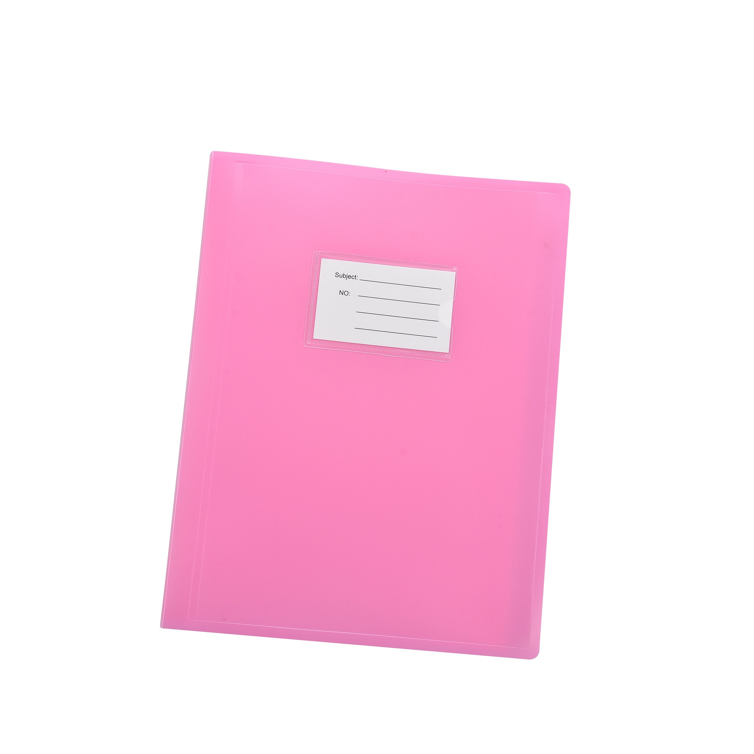 A4 104 Pockets 208 Views Office Home School Flexi Cover Coloured Display Book Presentation Document Organiser Folder Storage Case Wallets by Arpan (6, Pink)