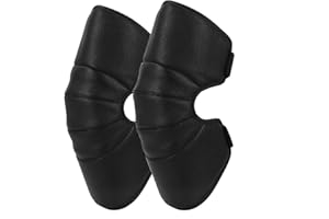 FAKEFACE Motorcycle Knee Pads Sleeve Wraps Winter Windproof Waterproof Leather Thermal Fleece Lining Knee Brace Warmer Kneepad Adjustable Knee Shin Protective Guards for Motorcycle Bicycle Cycling