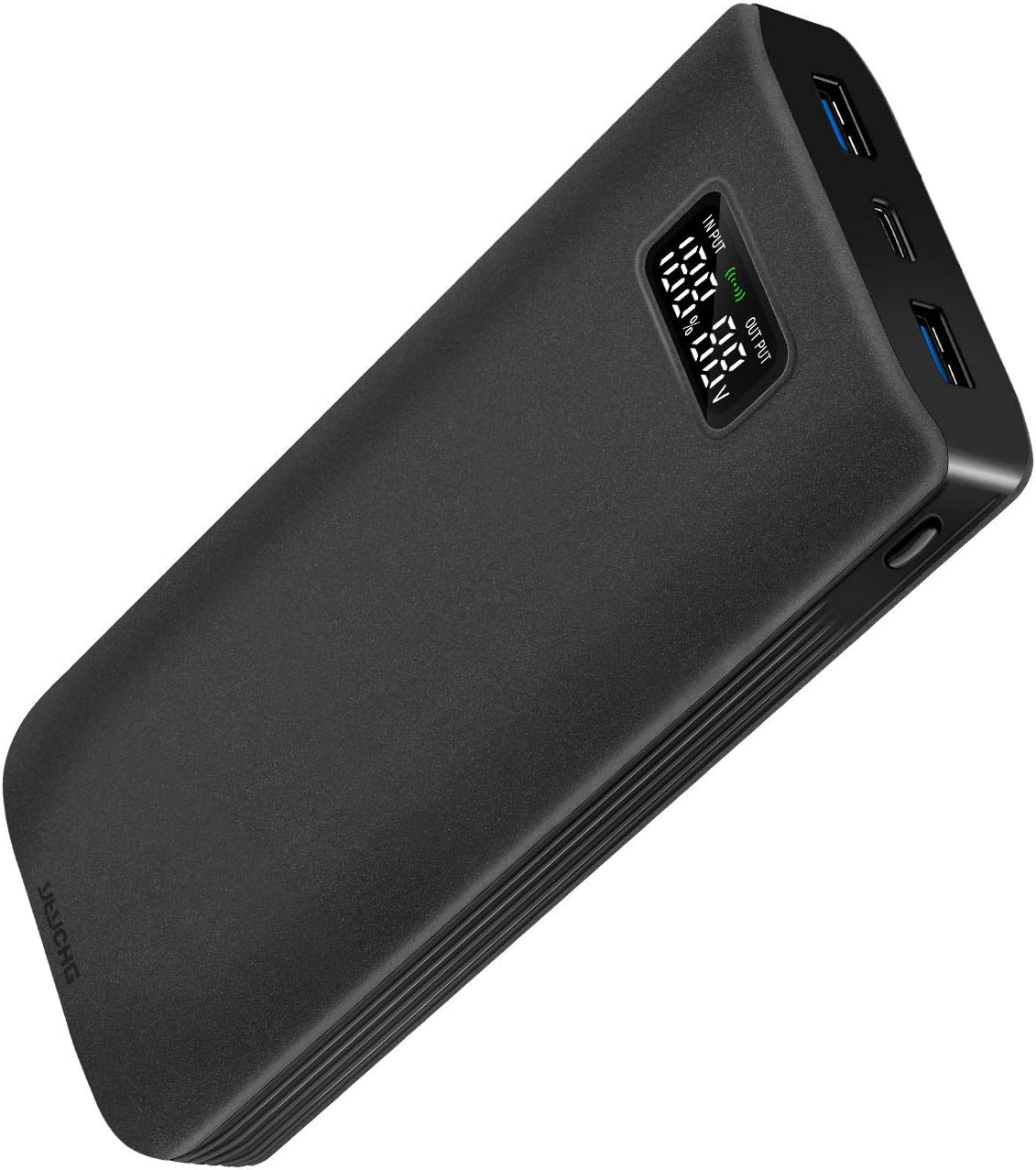 Portable Charger YTYCHG Power Bank: Wireless Charger with LCD Digital Display 27000mAh External Battery 100W PD3.0 USB-C for Laptop Dell XPS/MacBook Pro/Air/iPad Pro 2018 / iPhone 11 Pro or More