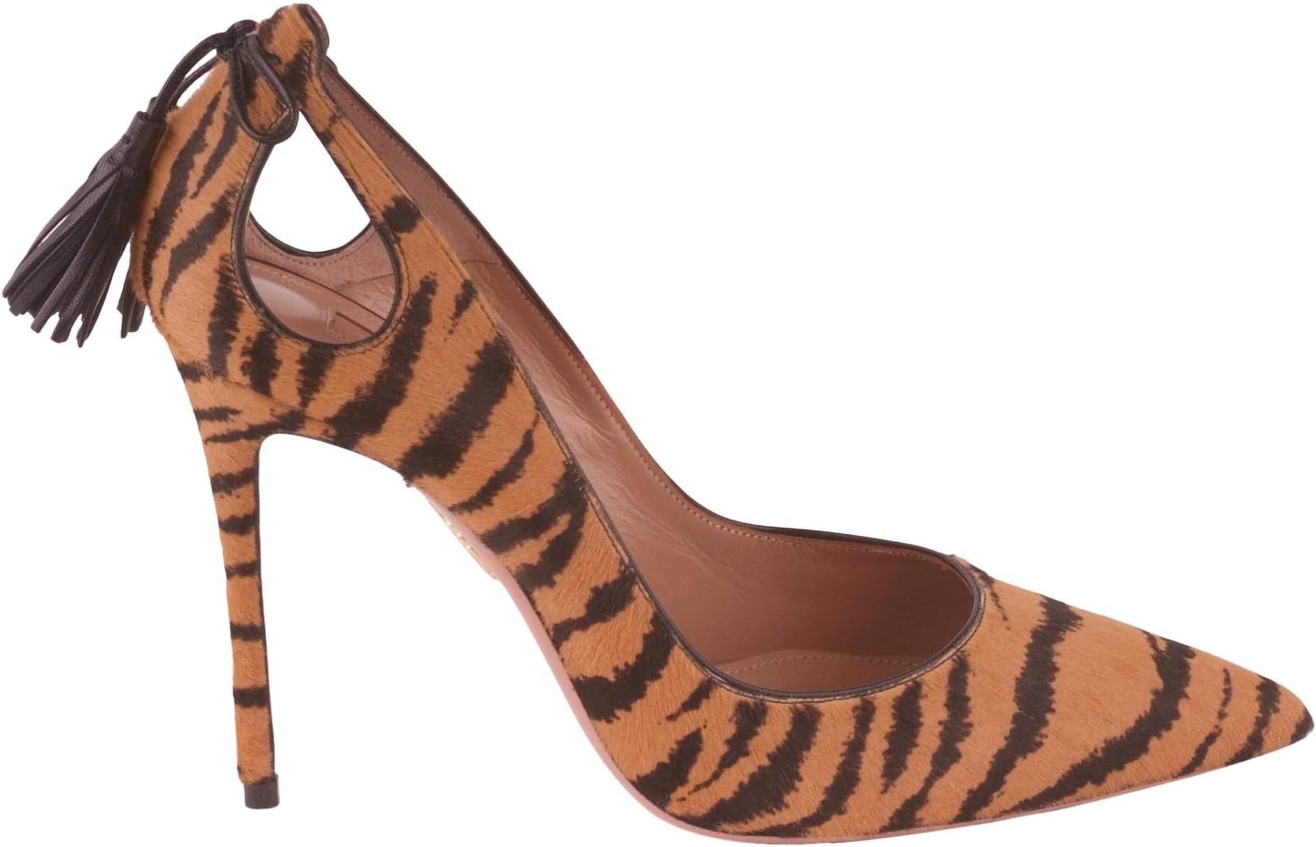 AQUAZZURA Fashion Womens FOMHIGP0CAV106TIGER Brown Pumps | Season Outlet