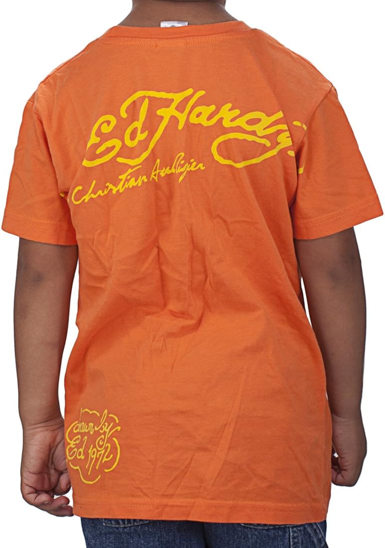 Ed Hardy Girls Screen Print T-Shirt: Clothing