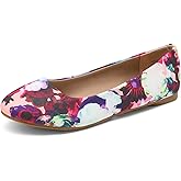 DREAM PAIRS Women's Sole-Simple Wide Width Flats, Ballerina Walking Flats, Comfortable Slip on Shoes