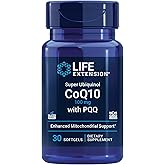 Life Extension Super Ubiquinol CoQ10 with PQQ, coenzyme Q10, pyrroloquinoline Quinone, Heart Health Supplement, Maximum Absorption, 100 mg, Non-GMO, Gluten-Free, 30 softgels