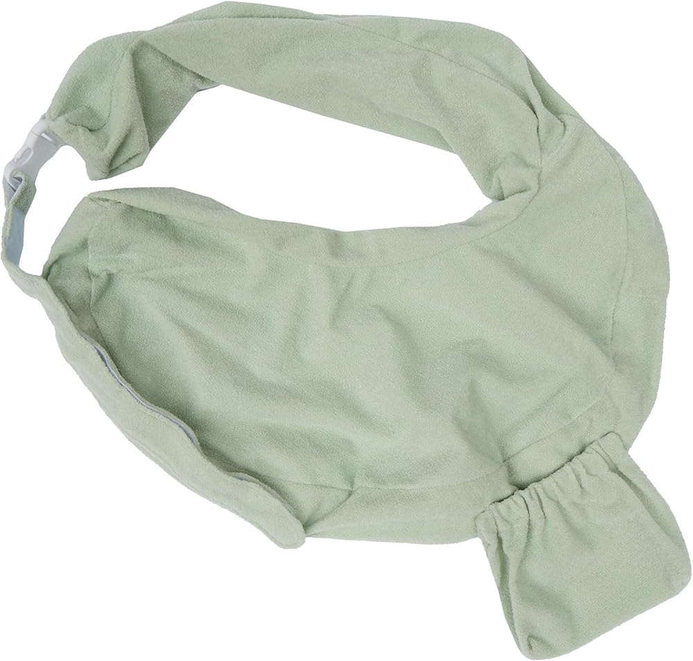 My Brest Friend Deluxe Nursing Pillow Cover - Spring Green | Adjustable and Machine Washable, Easy Care, Durable, with Side P