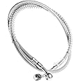 RACOONA 39.37" Length Motorcycle Hydraulic Brake Line Oil Hose Pipe Stainless Steel Braided Cable,Car Accessories 10mm ID Braided Hydraulic Brake Hose Line Pipeline