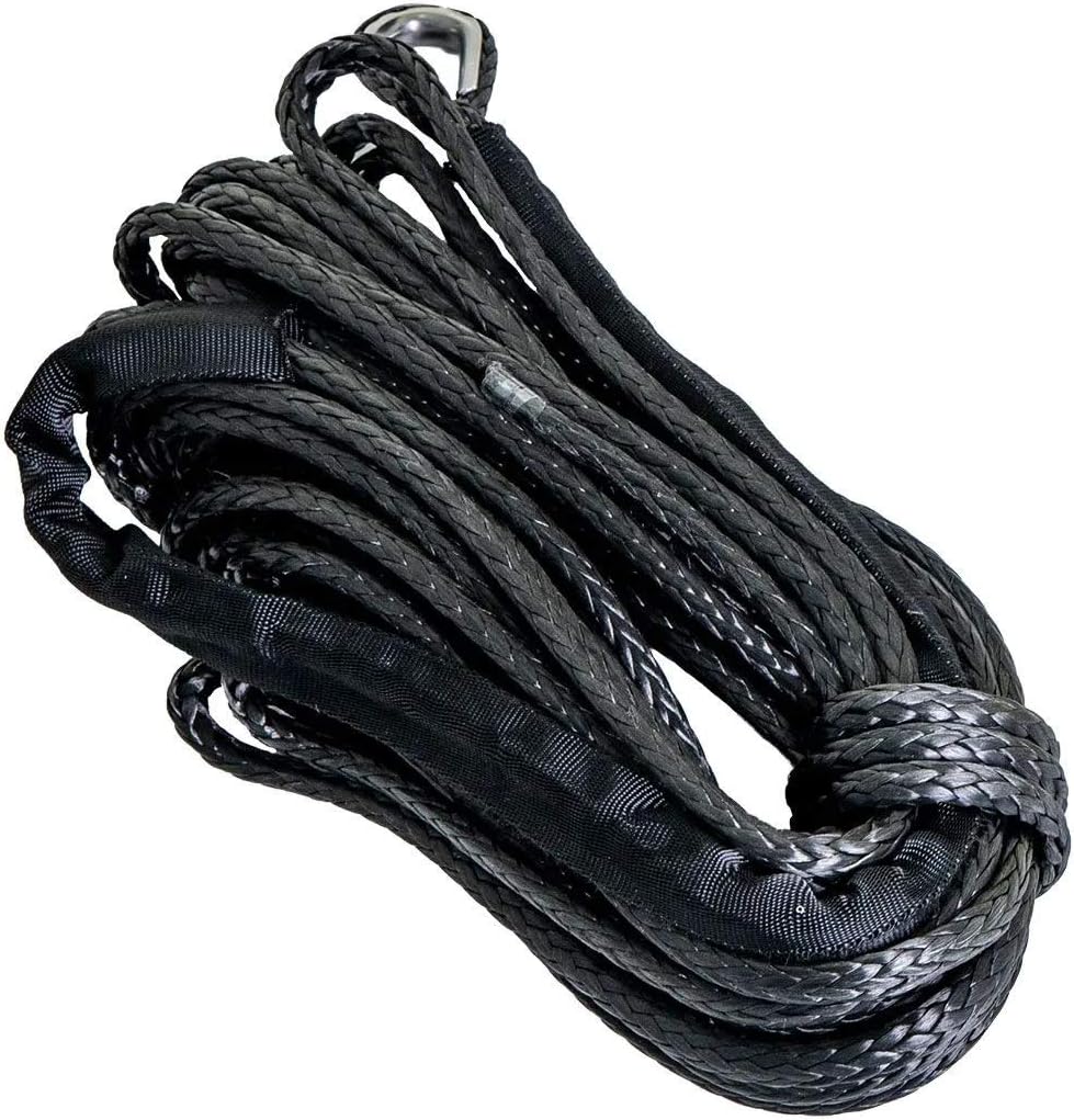 SuperATV 50 ft. Synthetic Winch Rope Replacement For 4500
