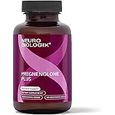 Neurobiologix Pregnenolone Plus, Pregnenolone Supplement for Hormone Support, Mood & Mental Clarity with Niacinamide, Wellness & Stress Balance 60 Capsules