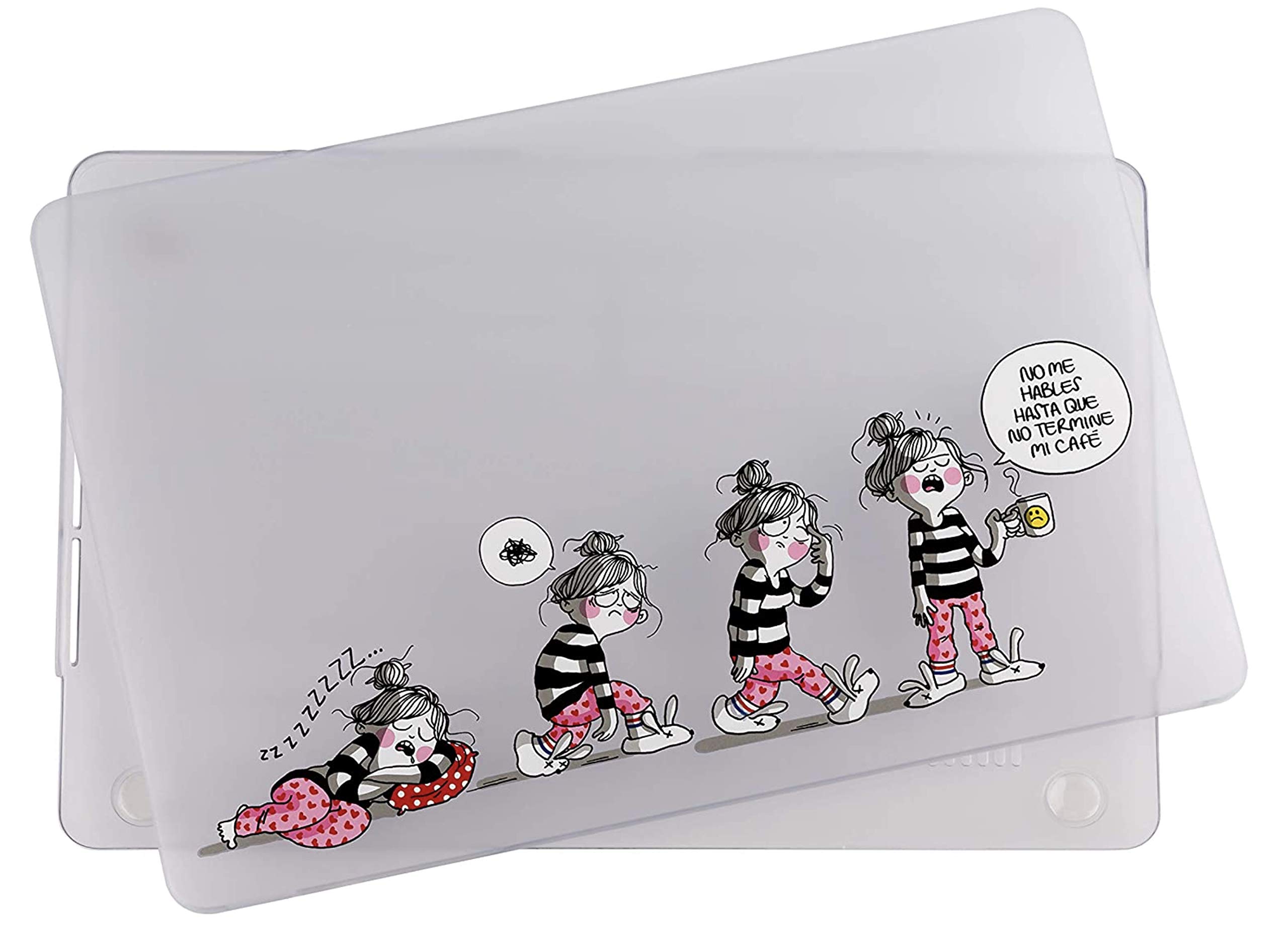 WONDEE Apple Macbook Pro 13.3" (2016) Transparent Case with Volatile Design