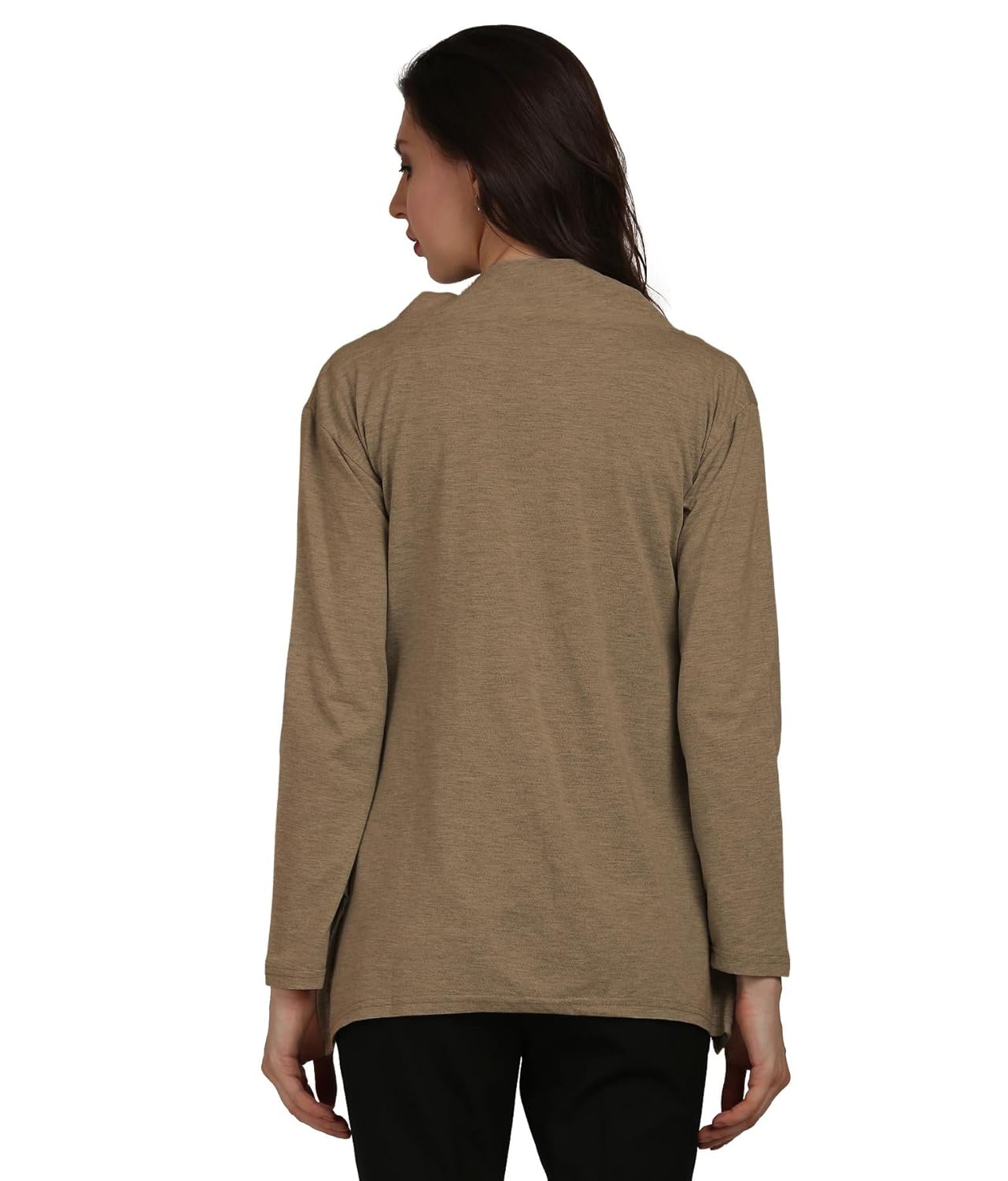 skidlers women's cotton full sleeves front open cotton shrugs/cardigan style