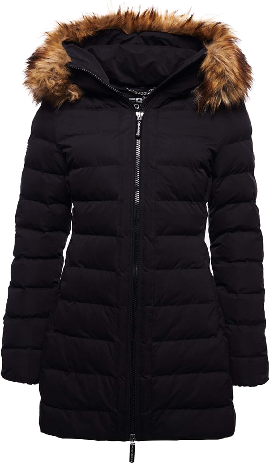 arctic tall puffer coat superdry