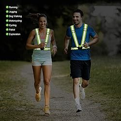 Reflective Vest Running Gear, 2Pack High Visible