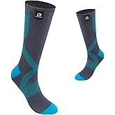 LEAKDRY Waterproof Socks,Merino Wool,Mid Calf,Skiing & Snowboarding,Cold Weather Thermal Warm Socks