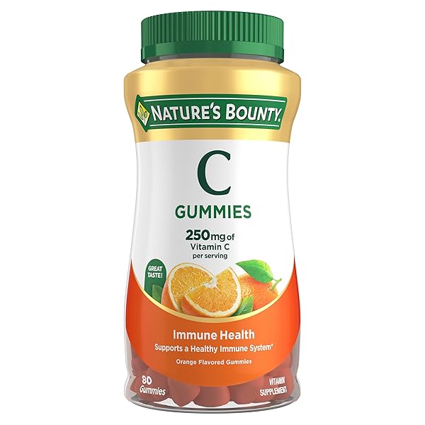 NATURE’S BOUNTY VITAMIN C, ORANGE, 80 COUNT