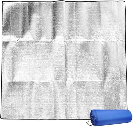 Amazon Co Jp Luerme キャンプマットアルミ アルミシート レジャーシート キャンピングシート マット クッション 厚手 折りたたみ 防水 防湿 断熱 軽量 サイズ 0 Cm X 0 Cm ホーム キッチン