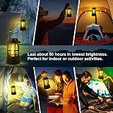 Flintronic Camping Lanterns 2 Pack Retro Battery Powered IPX4 Waterproof view 7