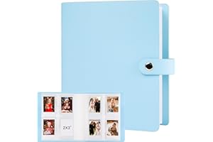 Veicevol 320 Pockets Beautiful Photo Album for 2x3 in Polaroid Photos, Photo Album Holds 320 Photos for Fujifilm Instax Mini 