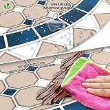 VOUNOT Round Tablecloth Covers Elastic Picnic Waterproof 90-120cm Khaki Blue view 3
