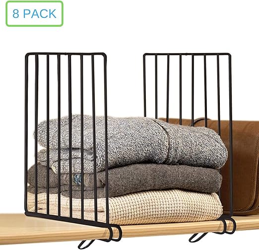 Amazon Com Xabitat Vertical Closet Wood Shelf Dividers 2 0 New