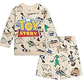 Disney Mickey Mouse Winnie the Pooh Lion King Toy Story Jack Skellington French Terry Sweatshirt & Shorts Newborn to Big Kid