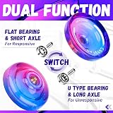 MAGICYOYO K2 Crystal Pink Purple Responsive Unresponsive Yoyo Kit view 5