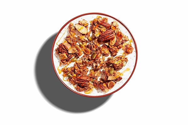 NUTRAIL NUT GRANOLA CEREAL, CINNAMON PECAN, NO SUGAR ADDED, GLUTEN FREE, GRAIN FREE, KETO, LOW CARB, HEALTHY BREAKFAST 8 OZ. 1 COUNT