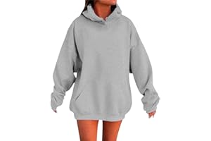 Oversized Hoodies for Women Crewneck Casual Sweatshirt 2025 Fall Winter Y2K Comfy Cute Pullover Tops Outfits Clothes