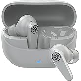 JLab Go Pods ANC True Wireless Bluetooth Earbuds & Charging Case, Hybrid Active Noise canceling + Be Aware for Safe Listening, 26+ Hours Total Playtime, Clear Calls, Custom Sound via App, Cloud White