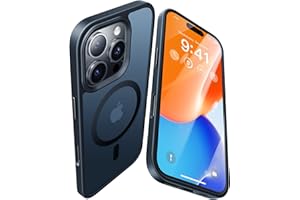 Opxyl Magnetic for iPhone 16 Pro Max Case Compatible with MagSafe, [16FT Drop Protection] Shockproof 16 ProMax Phone Case for MagSafe Wallet Sleeve, Magnetic Car Holder, Magnetic Charger, Black