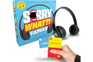 Sorry What (English Version) – Hilarious Bad-Lip Reading Party Games for Adults Based on The Headphone Challenge TikTok Trend