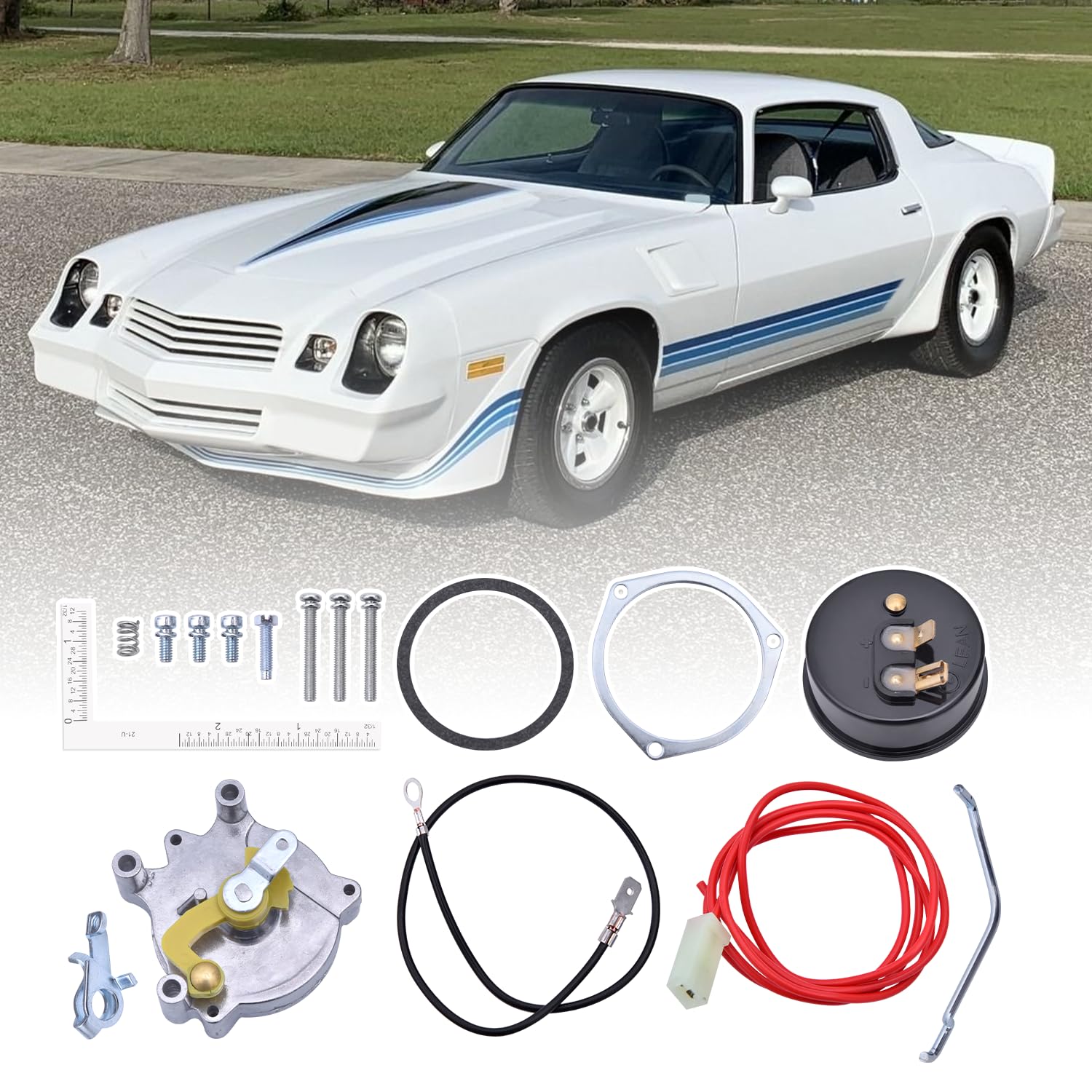 Photo 1 of FuseRish 45-223 Electric Choke Conversion Kit Compatible with Holley Carburetors Replacement Part Numbers: 45223
