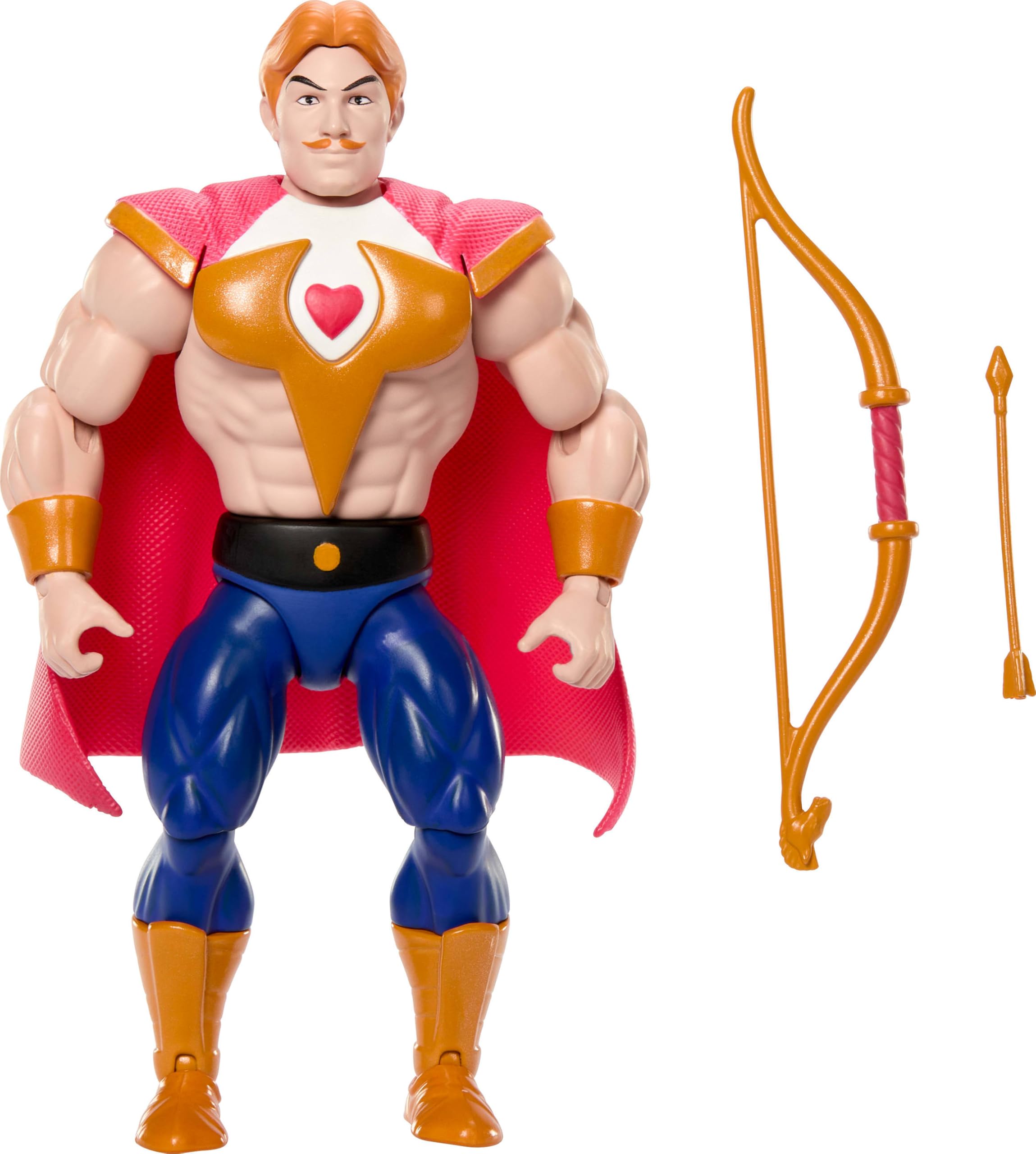 Masters of The Universe Origins Actionfigur Bow aus der Cartoon-Kollektion, ca. 14 cm groß, 1980er Motu Prinzessin der Macht TV Bogenschütze, detailreiches Design, Pfeil & Bogen, JBM94 6