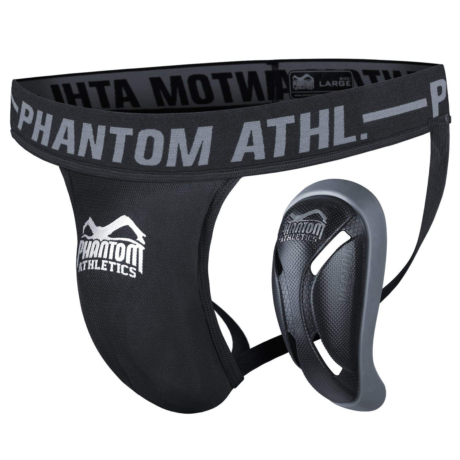 Phantom Athletics Groin Guard - Men's Martial Arts Jockstrap with Cup | MMA, Muay Thai
