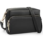 FYY Small Crossbody Bags for Women Vegan Leather Crossbody Purses for Women Travel with Adjustable Shoulder Strap