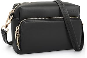 FYY Small Crossbody Bags for Women Vegan Leather Crossbody Purses for Women Travel with Adjustable Shoulder Strap