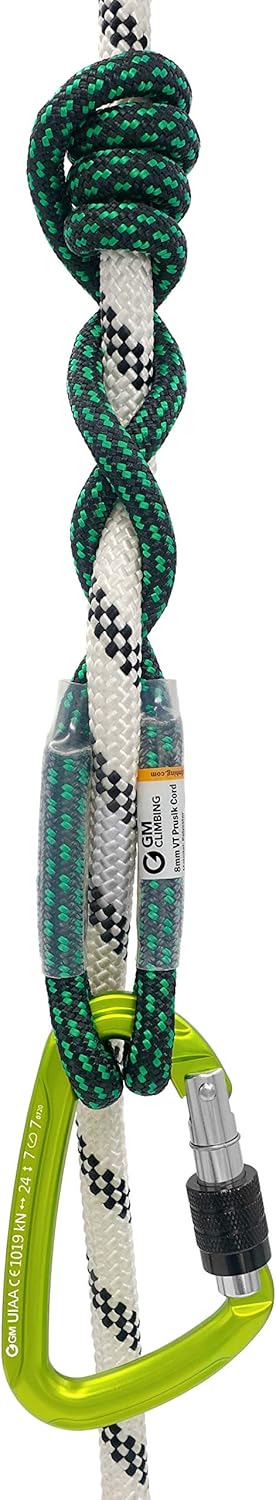 GM CLIMBING 8mm (5/16") Prusik Swen Eye-to-Eye Pre-Sewn 30 inch : Sports & Outdoors