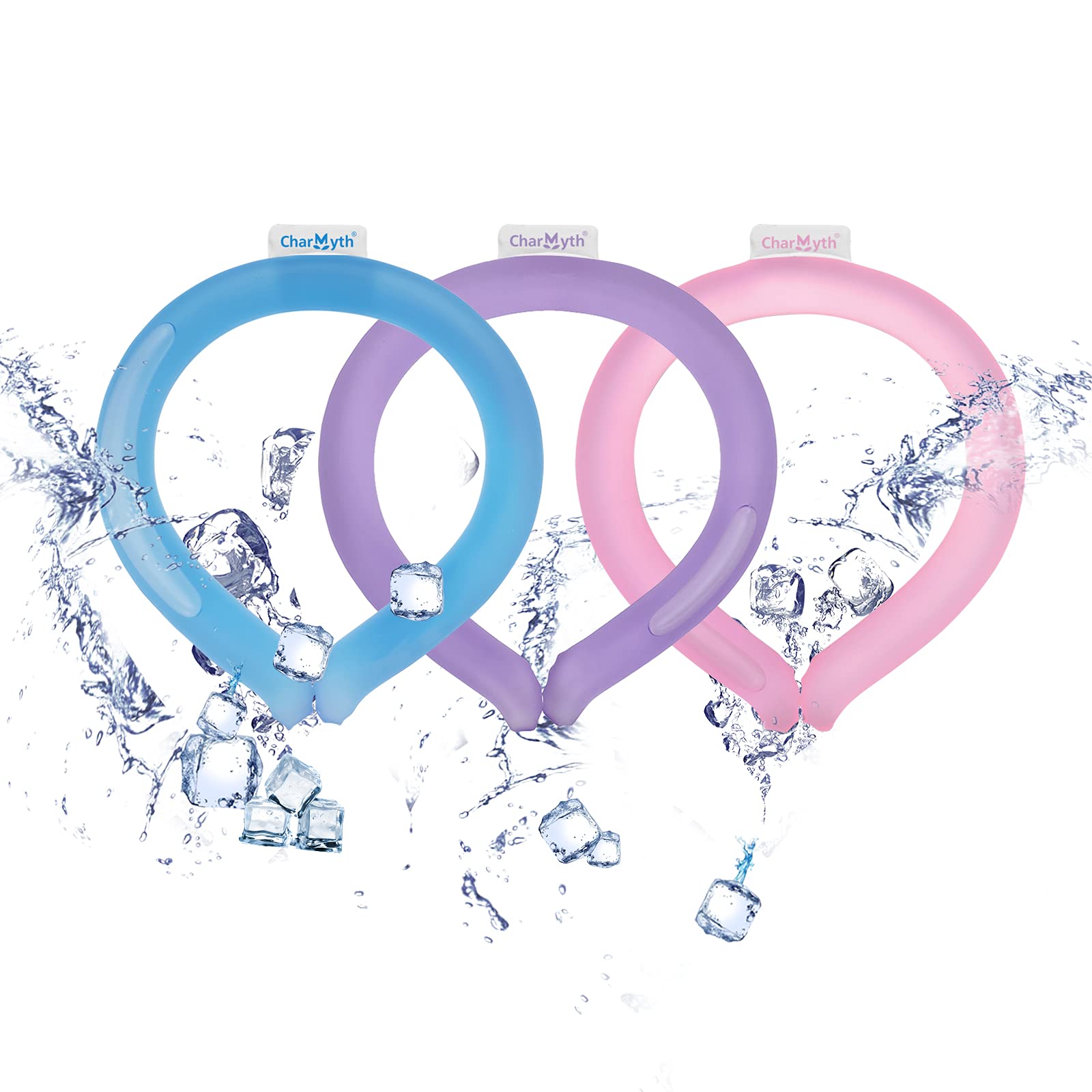 Charmyth Neck Cooler, Neck Cooling Tube Starts Below 15°C (59°F), Cooling Around The Neck for Heat Dissipation Summer Outdoor (Set1)