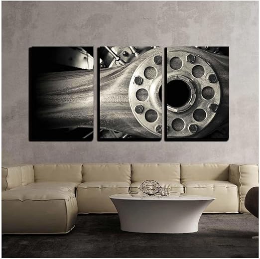 Amazon Com Wall26 3 Piece Canvas Wall Art Wooden Aircraft