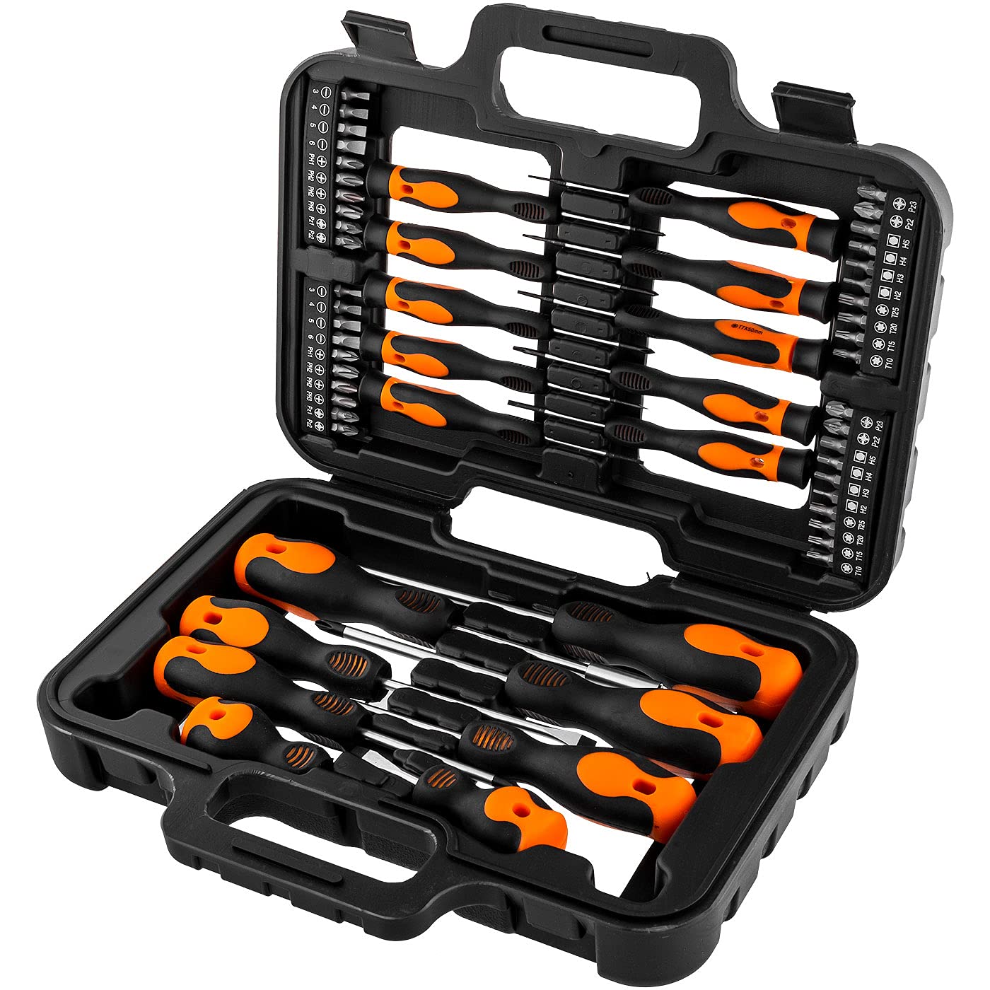 Magnetic Tips Screwdriver Set 58 pcs, bits Set Cr-Mo Steel (C5373)