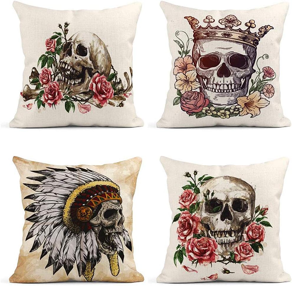 Best Skull And Bones Bedding Pillow Case