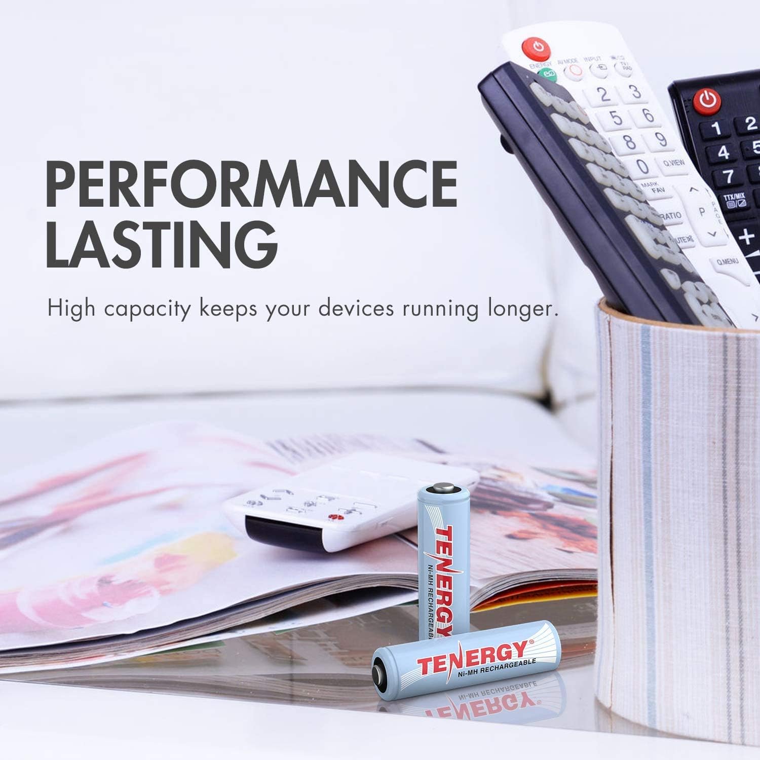 Tenergy NiMH AA, 1.2V AA, High Capacity 2500mAh Double A Cell, 24 Pack w/Bonus 6 Battery Cases: Health & Personal Care