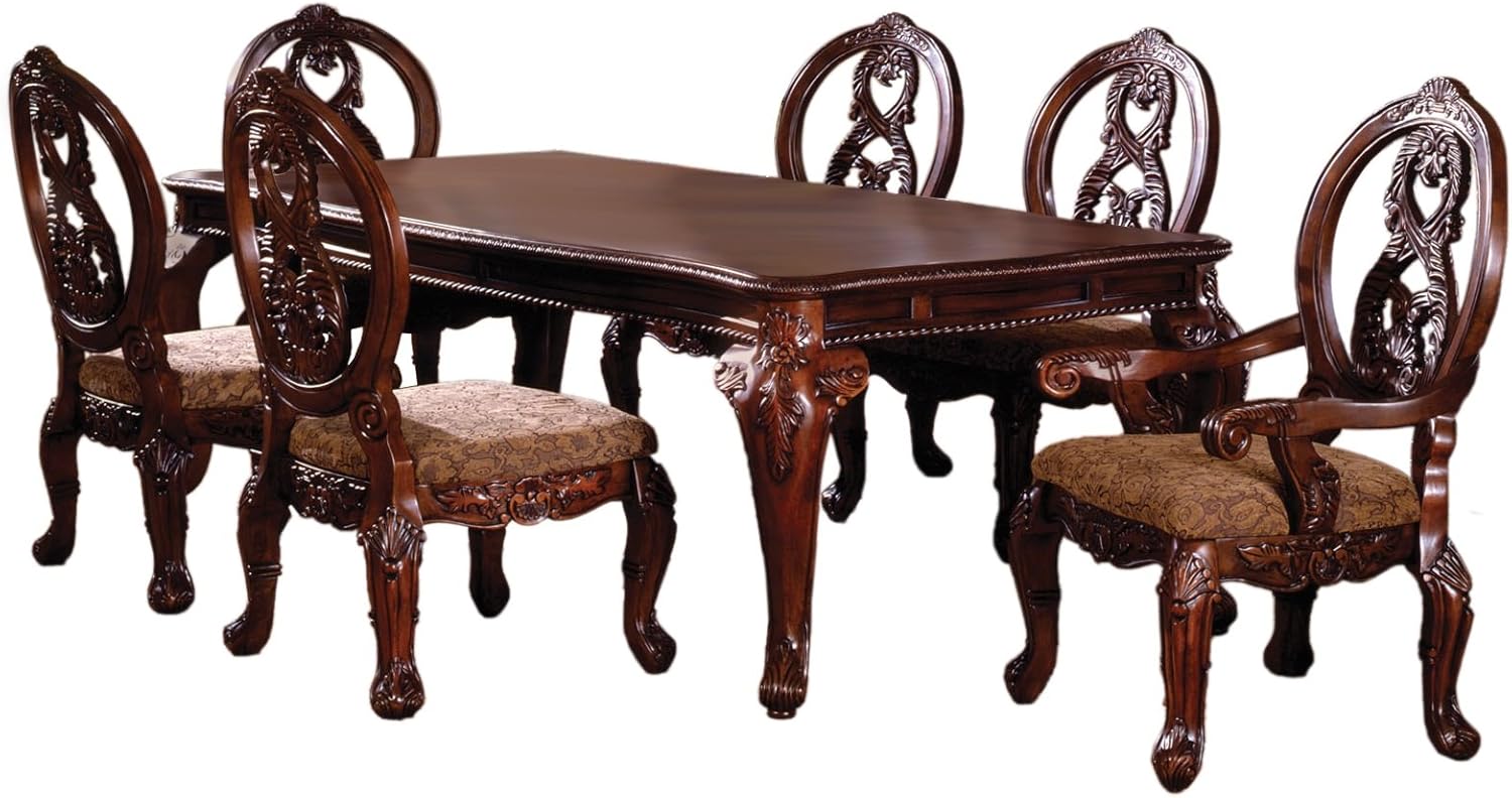 Amazon Com Furniture Of America Victoire 7 Piece French Style